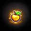 Small and Cool Golden Apple logo