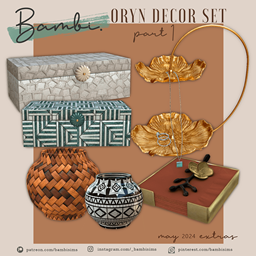 Oryn decor set part 1