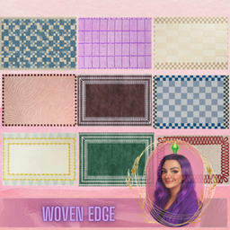 Woven Edge Rug Set logo