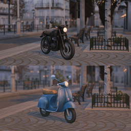 CORNER MOTORBIKES WITH REFILLABLE GAS TANK - TRANSLATION INTO SPANISH