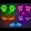 Anime Eyes Neon Lights (Set 1) logo