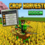 Crop Harvester "Harvests crops in a 3×3 area" logo