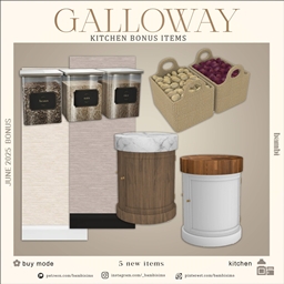Galloway Kitchen Bonus Items