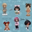 Little Shelf Friends Decorative Chibi Dolls. V2 logo