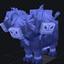 LJ's Blue Cow! logo