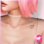 Minimal Fine Line Heart Clavicle Tattoo logo
