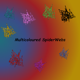Multicoloured SpiderWebs logo