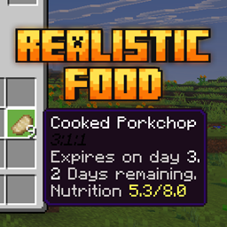 Realistic Food logo
