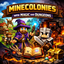 Minecolonies with magic and dungeons logo
