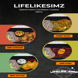 ISLAND FUSION : CARRIBEAN CUISINE FOOD TRUCK + CUSTOM DISHES & DRINKS by LifeLike-Simz | Chinese Translation