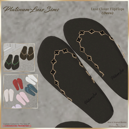 Luxe Clover Flipflops (DECO) logo