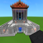 small Greek temple logo
