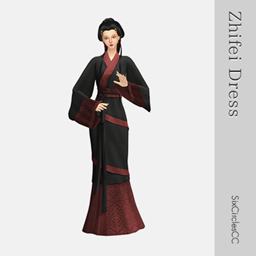 [SixCirclesCC] Chinese Dress - Zhifei - The Sims 4 Create a Sim ...