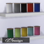 A pretty, tall decorative box logo