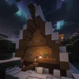 Snowy Villager Hut logo