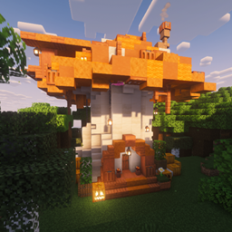 Mushroom Villager House logo