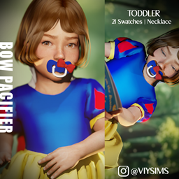 VIYsims Bow Pacifier (Necklace) - Toddler project image