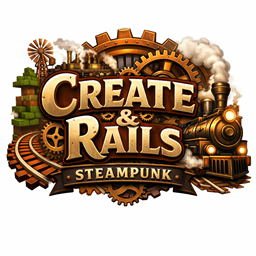 Create & Rails Steampunk logo