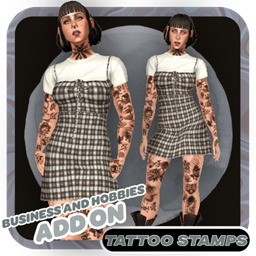Business & Hobbies AddOn - TATTOO STAMPS - TRADITIONAL SET 1 logo