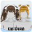 LIN-DIAN Double buns and pigtails logo