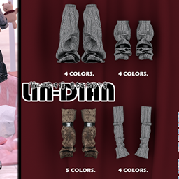 LIN-DIAN Leg Warmers+Gloves Set