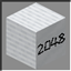 Simple 2048 logo