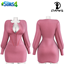 Luna Keyhole Corset Dress S332 logo