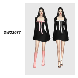 OWO2077 - Sweet Bow Dress