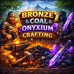 Bronze & Coal & Onyxium Crafting logo
