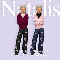 Jacket N02, Jeans N03 Childⁿᵃᵗᵃˡⁱˢ logo