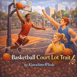 Basketball Court Lot Trait by KiaraSims - Tradução PTBR