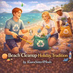 Beach Cleanup Holiday Tradition by KiaraSims - Tradução PTBR