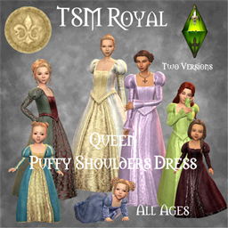 TSM  Royal Queen Puffy Shoulders for All Ages logo