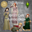 TSM Royal Queen Patterned Cape Dress logo