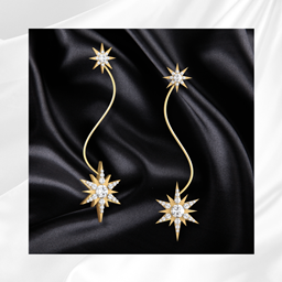 Starry Gold Earrings logo