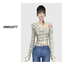 OWO2077 - Chic Ruffled Asymmetric Top logo