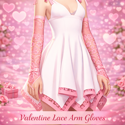 💕  Valentine Lace Arm Gloves 💕 logo