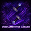 Void amethyst dagger logo