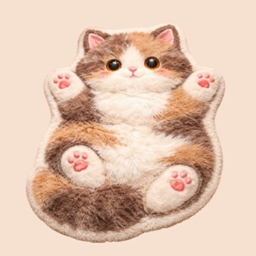 Cute Fluffy Kitten - Rug logo