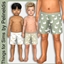 Toddler Goose Swim Shorts logo