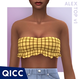 QICC - Checkered Alex Top