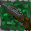 Hunting rifle crossbow logo