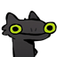 Toothless animated totem logo