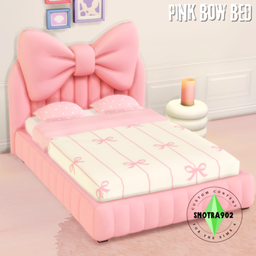 Pink Bow Bed logo