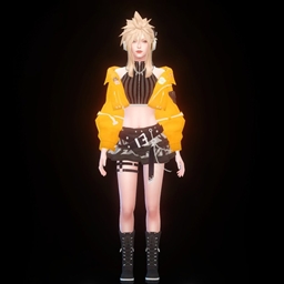Yuffie Rocker Outfit - The Sims 4 Create a Sim - CurseForge