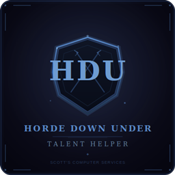 Horde Down Under Talent Helper project image