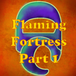 Flaming Fortress Dungeon logo