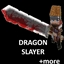 Dragon Slayer +more logo