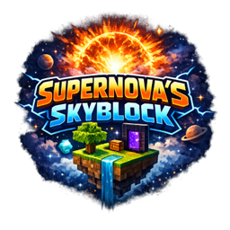 Supernova's Skyblock logo