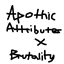 Apothic Attributes x Brutality Compat logo